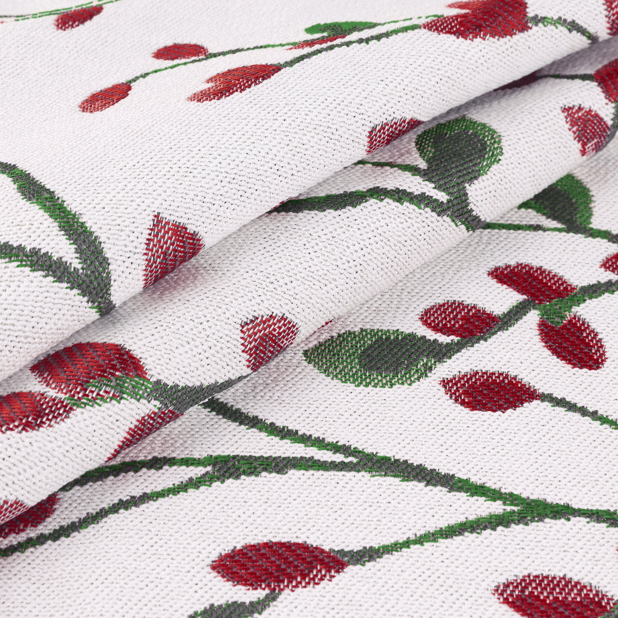 Unique Bargains Floral Pattern Decoration Throw Pillow Cover 2pcs Red Flower 24" x 24"