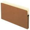 Pendaflex 1526EAM Smart Shield 3.5 in. Expansion Legal Size File Pocket - Red Fiber (10/Box)