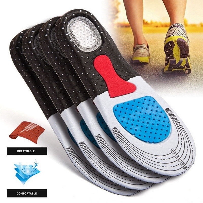 Hot Men Gel Orthotic Sport Running Insoles Insert Shoe Pad Arch Support Cushion 