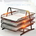 thumbnail image 4 of Mesh Desk File Organizer,Office Desk Document Tray Desk File Tray Organizer Desk Document Tray True Excellence, 4 of 5