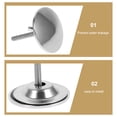 thumbnail image 3 of COMPUKAS Cubierta Para Agujero De Lavabo Y Fregadero Ideal Para Cocina En Plata Con Resistente Y Práctico, 3 of 8