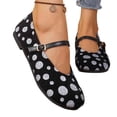thumbnail image 4 of OKBOP Womens Round Toe Flats Shoes Comfortable Buckle Strap Casual Work Shoes, 4 of 4
