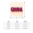 thumbnail image 3 of Cozy Durable Flannel Blanket - Soft Warm Throw for Sofa Travel & Bed - Stylish Rope - Like Texture in Purple on Peach Background, 3 of 5