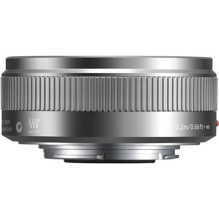 Panasonic LUMIX H-H020AS G 20mm / F1.7 II ASPH. Silver Lens