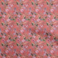 thumbnail image 1 of oneOone Rayon Pink Fabric Floral Sewing Craft Projects Fabric Prints By Yard 56 Inch Wide, 1 of 4