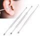 thumbnail image 5 of unids/set de removedor de cerumen de doble punta de acero inoxidable, cuchara para recoger orejas, herramienta de limpieza de orejas, 5 of 8