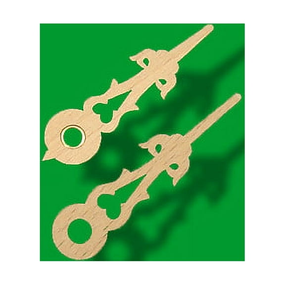 Hands for the cuckoo clock 54mm (2.13inch) and 50mm (1.97inch) from wood with nut of brass