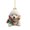 A, variant on Clearance Under 5$ Christmas Decoration Polar Bear Pendant, Dienrx Bear Christmas Ornaments Cute Bear with Scarf Christmas Tree Animal Acrylic Pendant Bear Wearing Scarves Hanging Decor for Car