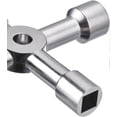 thumbnail image 4 of Key 4-way Multi-functional Utilities Key For Electric Cupboard Cabinet Opening Key (silver), 4 of 5