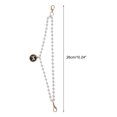 thumbnail image 2 of Ofertas Únicas 1 Pc Correa de Bolso de Doble Capa con Colgante de Perlas y Lazo para Citas en Tono Dorado de Metal y Plástico, 2 of 5