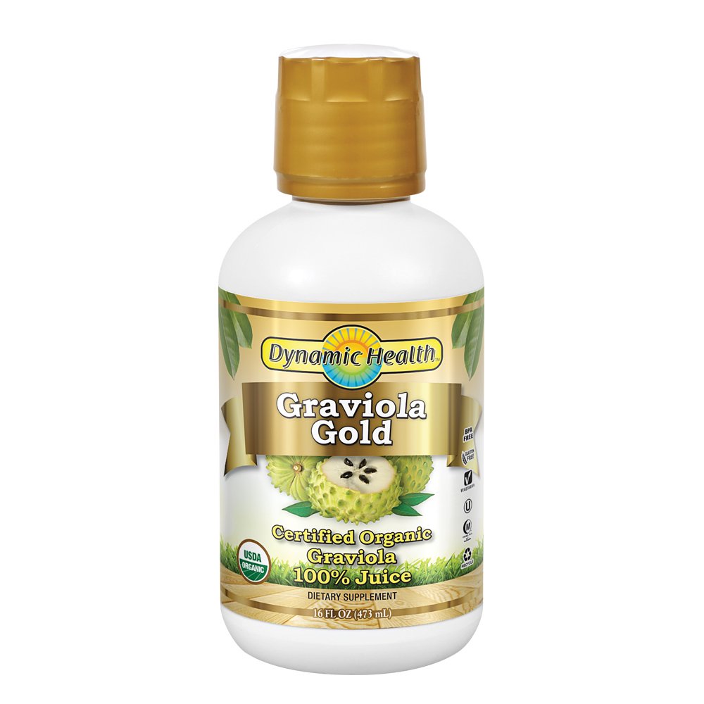 Dynamic Health Graviola Gold Organic Graviola 100 Juice Vegetarian