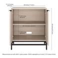 thumbnail image 5 of Evelyn&Zoe Modern/Contemporary 28" Wide Alder White Accent Cabinet, 5 of 7