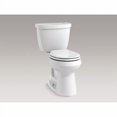 thumbnail image 3 of KOHLER K-4639-0 Toilet Seat, With Cover, Plastic, Round, White, 3 of 11