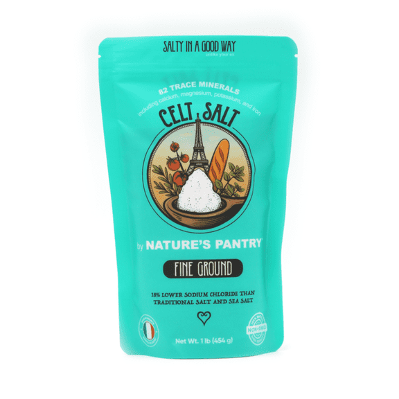 French Grey Sea Salt Fine Ground 1lb (16oz) Bag