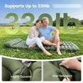 thumbnail image 2 of Camping Sleeping Pad, Ultralight Camping Mat with Pillow Built-in Foot Pump Inflatable Sleeping Pad for Camping Backpacking Hiking Traveling Tent, 2 of 12