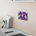 thumbnail image 5 of Yayeee Toggle Light Switch Wall Plate 3-Gang 6.37"x4.48" Decorative Outlet Cover, Halloween Purple Ghosts, 5 of 7