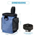 thumbnail image 4 of Methold Bolsa de entrenamiento para cachorros con manos libres, bolsa para caminar de tela Oxford para aperitivos, bolsas para caminar con cintura Aseo de mascotas Methold PT005046-01, 4 of 6