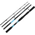 thumbnail image 7 of 4-Piece Carbon Fiber Boat Fishing Rod Spinning Portable Tournament Pole for Fresh & Saltwater, 7 of 7