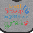 thumbnail image 4 of Inktastic Gymnast Future Boys or Girls Baby Bib, 4 of 4