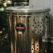 Behrens 20 gal Galvanized Steel Outdoor Refuse / Composter Can with Lid