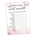 thumbnail image 2 of Inkdotpot 50-Pack Wedding Word Scramble Bridal ShowerGameCards Lingerie ShowerParty Wedding Supplies, 2 of 7
