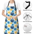 thumbnail image 4 of Kdxio Circular Apron with Pockets Adjustable Kitchen Aprons for Men Women Waterproof Aprons for Cooking,Drawing,Crafting, Baking Household Cleaning, 4 of 8