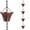 A2-E, variant on Rain Chains for Gutters Decorative Copper Rain Catcher Chain Replacement for Downspout Elegant Eaves Drainage Solution for Homes Gardens Traditional Architecture,A