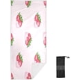 thumbnail image 2 of SKYSONIC Beach Towels 30"x60", Strawberry Chocolate Camping Towels Colorful Sand Free Beach Towel, Large Beach Towels Quick Dry Bath Travel Towels Pool Yoga Beach Mat for Men Women, 2 of 7