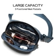 thumbnail image 3 of oscaurt Adjustable Strap Women's Fanny Pack, Nylon, Navy Blue, 3 of 7