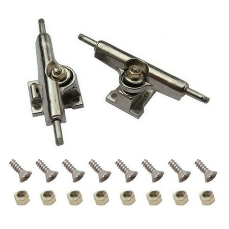 

HLGDYJ New One Set Trucks For 32.5mm Fingerboard Skateboard Wooden Deck Accessory High quality Zinc alloy