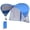 Royal Blue_1Pack, variant on XL Universal Chair Canopy Umbrella, UPF 50+ Foldable Sun Shade Attachment with Adjustable Clamp, Fits Most Brands’ Beach, Camping, Lawn, Tanning, Zero Gravity, Lounge & Fishing Chairs