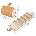 thumbnail image 4 of Estuche para gafas con compartimentos, estuche para guardar gafas de sol, estuche plegable, organizador portátil para gafas para hombres y mujeres., 4 of 4