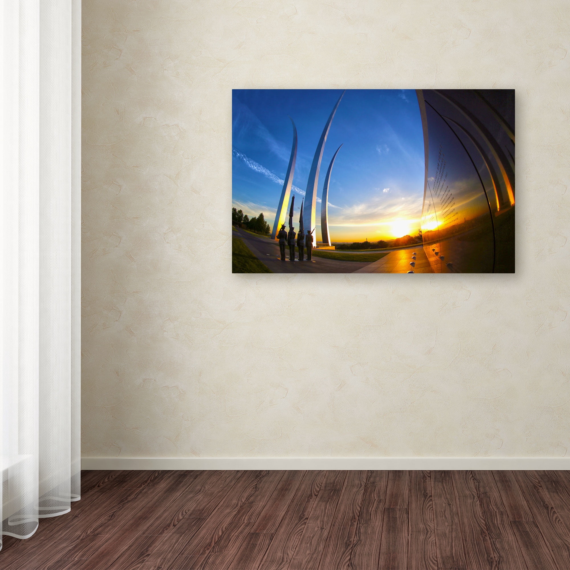 Trademark Fine Art "Air Force Memorial 15" Canvas Art by CATeyes
