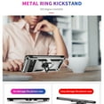 thumbnail image 3 of Compatible with Google Pixel 7 Case Built-in 360 Ring Holder Kickstand, Extreme Protection Military Armor Magnetic Car Dual Layer Protective Heavy Duty Phone Cover For Google Pixel 7,Silver, 3 of 7