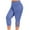AD-Blue, variant on Cut Out Capri Pants for Women Petite Elastic High Waist Exercise Pant Lightweight Quick Dry Yoga Leggings Moisture Wicking Solid Pedal Pushers Gray S