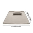 thumbnail image 3 of Esterilla refrescante de seda helada – Sábana lavable de verano, funda de colchón suave y transpirable para camas dobles o individuales, plegable y lavable a máquina., 3 of 6