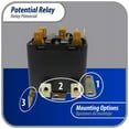 thumbnail image 6 of Appli Parts APPR-068 Potential Relay 068, Coil Voltage 502 V, Min Pick up 325 V, Max Pick up 345 V, Max Drop Out 135 V, 50/60 Hz Universal replacement for HVAC and Refrigeration units, 6 of 9