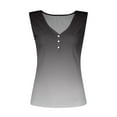 thumbnail image 4 of MIUOWANP Women's V-neck Sleeveless Gradient Printed Tank Top V-neck Tank Top Ribbed Loose V-neck Tank Top, 4 of 5