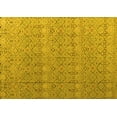 thumbnail image 1 of Ahgly Company Machine Washable Indoor Rectangle Abstract Yellow Modern Area Rugs, 3' x 5', 1 of 4