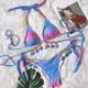 thumbnail image 2 of Conjunto de bikini sólido con degradado elegante para mujer, traje de baño de dos piezas con relleno sólido, ropa de playa OAVQHLG3B Store  lin121212, 2 of 3