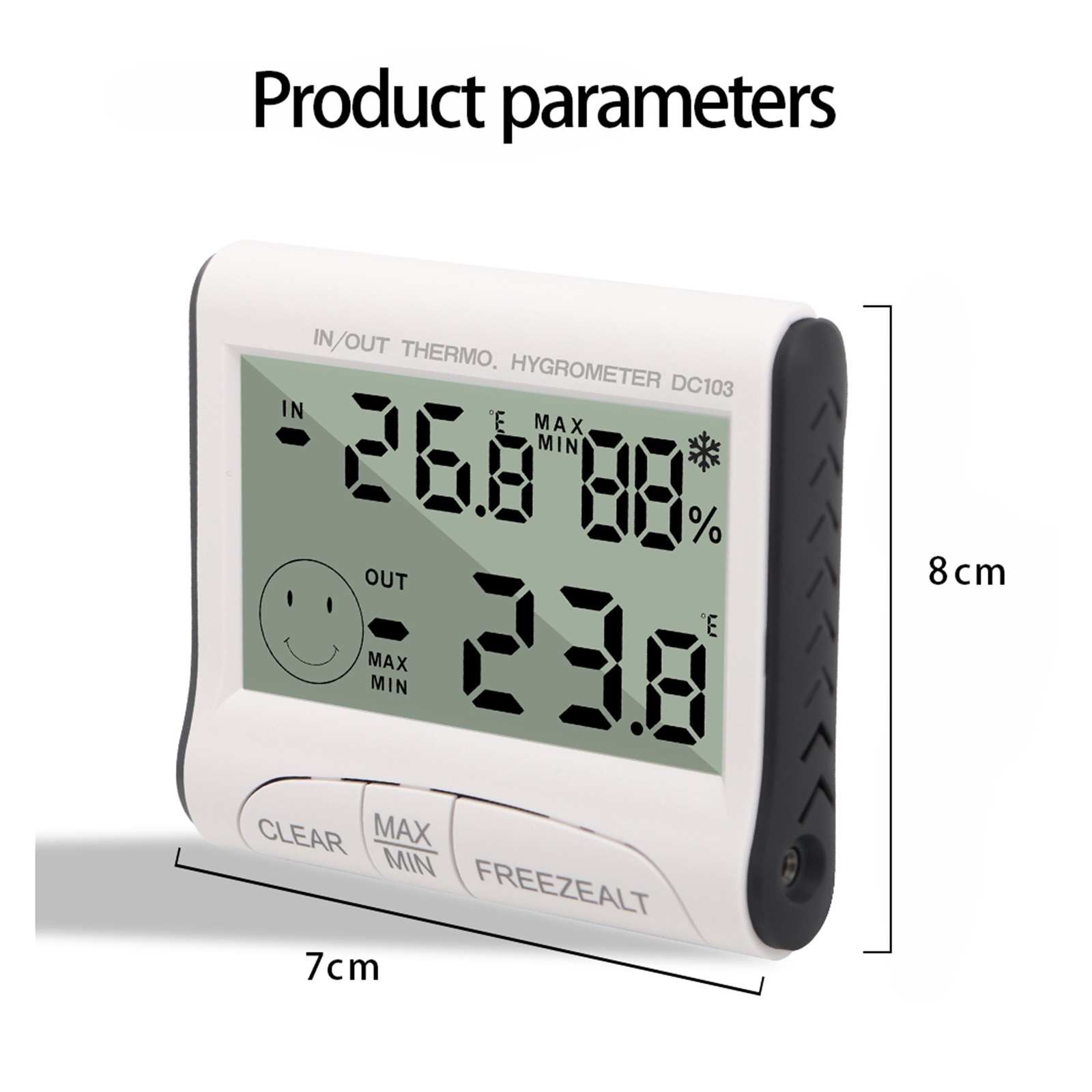 LCD Display Temperature and Humidity Tester Indoor Outdoor Thermometer Weather Station Thermometers ,Fast Response