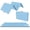 Baby Blue, variant on BalanceFrom Go Gym All-Purpose 4 Ft. x 10 Ft. x 2 In. Extra Thick High Density Anti-Tear Gymnastics Gym Folding Exercise Aerobics Mats