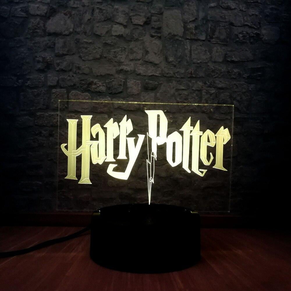 Harry Potter Gryffindor G-52 LED 3D Hologram Night Light for PS4 Xbox via USB 