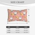 thumbnail image 4 of Sikiie Rabbit So Cute Print Plush Pillow Cover, Wrinkle-proof and Stain-resistant Pillow Protector without Pillow Core, Home Decoration-14"x20", 4 of 6
