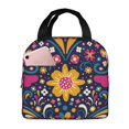 thumbnail image 1 of Vsdgher Cinco De Mayo Floral Print Lunch Bag, Lunch Box for Women Adult Men, Lunch Tote Insulated Cooler Lunch Container for Work/Office/Picnic/Travel, 1 of 8