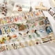 thumbnail image 4 of ENWEI 1 Rollo [Serie De Material De Collage] Cinta De Enmascarar De Diario De Estética Múltiples Materiales Washi Tape Scrapbooking Scrapbook Kit, 4 of 4