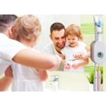 thumbnail image 4 of Dispensador de pasta de dientes 2 en 1 para montaje en pared, exprimidor de pasta de dientes manos libres para niños, soporte para cepillo de dientes eléctrico para baño, 4 of 7
