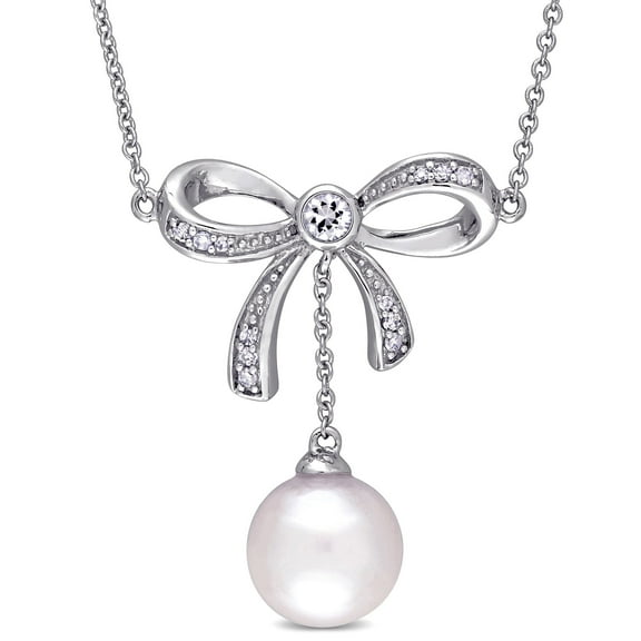 Everly Women's Cultured Pearl 10k White Gold Necklace