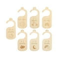 thumbnail image 4 of 7 divisores de armario para bebé, organizador de ropa de madera para bebés desde recién nacidos hasta 24 años Doble lado, 4 of 9