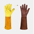 thumbnail image 2 of Guantes de Jardinería Largos de Piel de Ciervo, Marrón Oscuro-43CM- Teléfono móvil Teléfono móvil Accesorios para teléfonos móviles, 2 of 5
